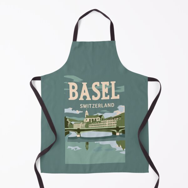 Item preview, A Vintage Travel Illustration of Basel - Switzerland  designed and sold by GoodOldVintage.
