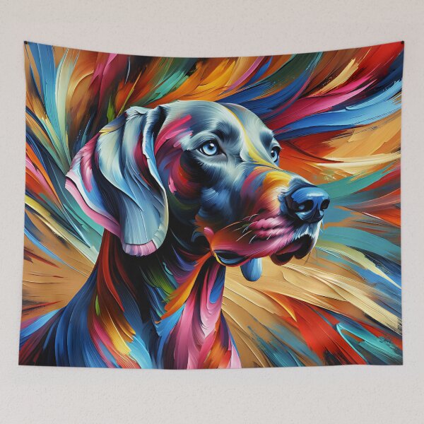 Item preview, Weimaraner Dog Acrylic Print Doggo Portrait Pet Lovers designed and sold by Puppy Puzzles Plus.
