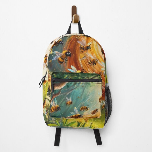 Item preview, Worker bees collecting pollen / designed and sold by PromoRedesHmo.
