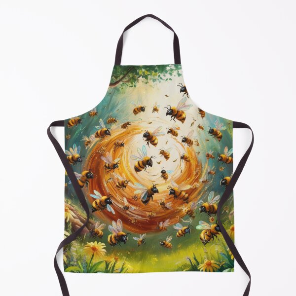 Item preview, Worker bees collecting pollen / designed and sold by PromoRedesHmo.