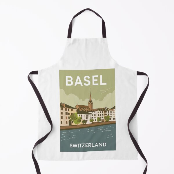 Item preview, A Vintage Travel Illustration of Basel - Switzerland  designed and sold by GoodOldVintage.