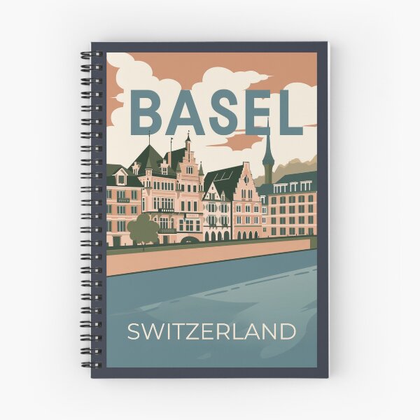 Item preview, A Vintage Travel Illustration of Basel - Switzerland  designed and sold by GoodOldVintage.