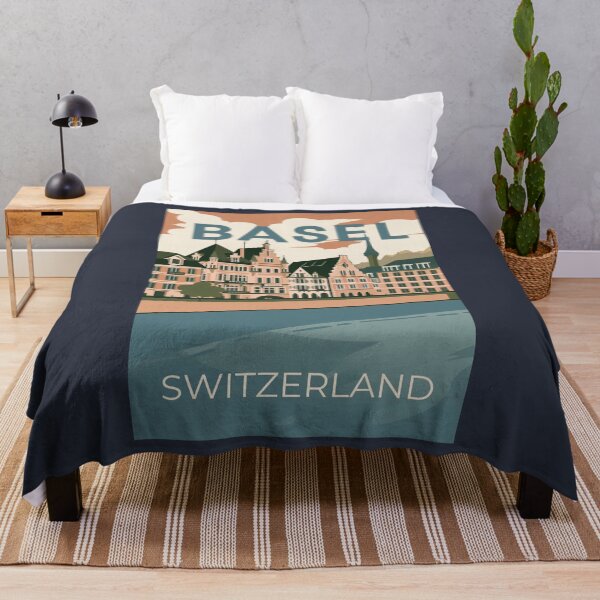 Item preview, A Vintage Travel Illustration of Basel - Switzerland  designed and sold by GoodOldVintage.