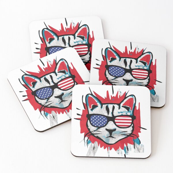 Item preview, USA Cat designed and sold by Furbabies Art.