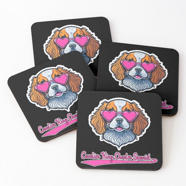 Item preview, Cavalier King Charles Spaniel in Heart Shaped Sunglasses designed and sold by KellysComColors.