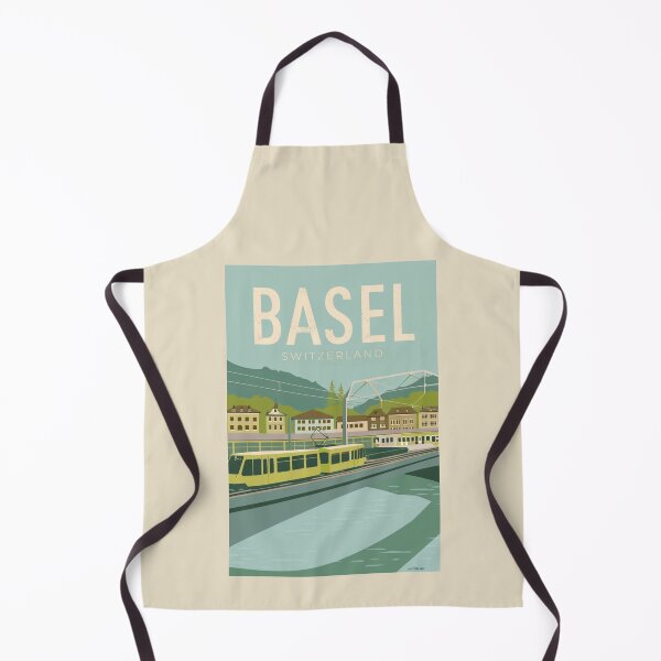 Item preview, A Vintage Travel Illustration of Basel - Switzerland  designed and sold by GoodOldVintage.