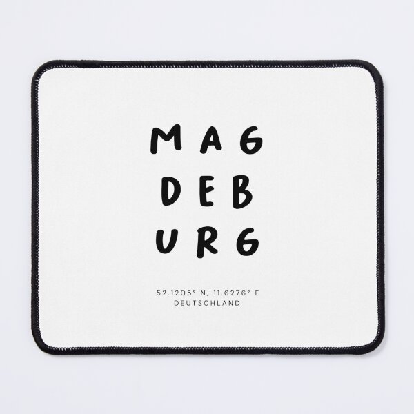 Item preview, Magdeburg | Typography Design | Design Map Coordinates designed and sold by RM-Journey.