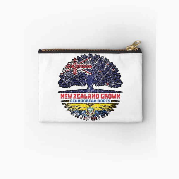 Item preview, Ecuador Ecuadorian Ecuadorean Ecuadoran New Zealander New Zealand Tree Roots Flag designed and sold by FlagX.