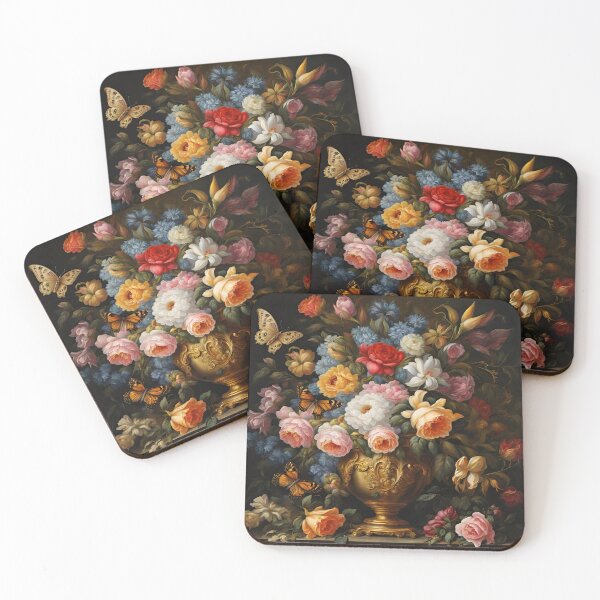 Item preview, Antique flowers designed and sold by AI  © ZORIANA.