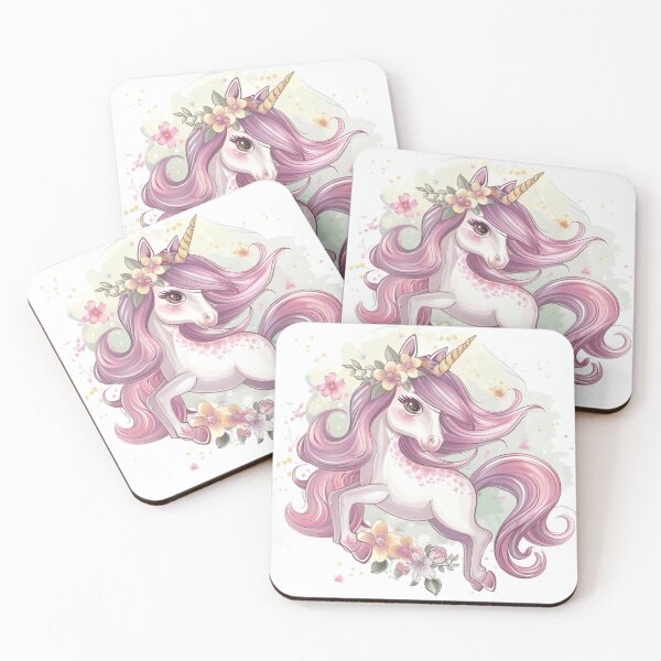 Item preview, Unicorn among flowers designed and sold by Marlene  & Juan Pablo.