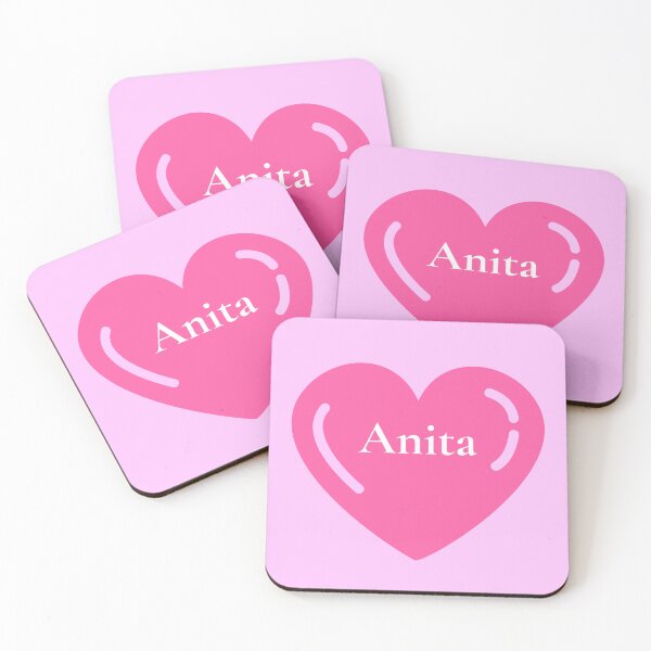 Item preview, Anita Name Girl Pink designed and sold by Monika Howarth.