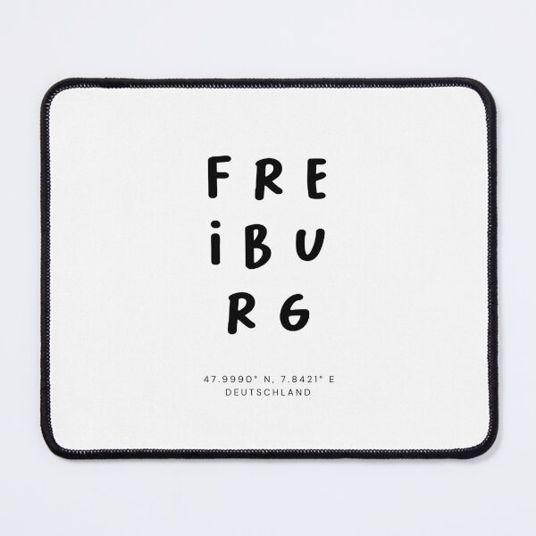 Item preview, Freiburg | Typography Design | Design Map Coordinates designed and sold by RM-Journey.