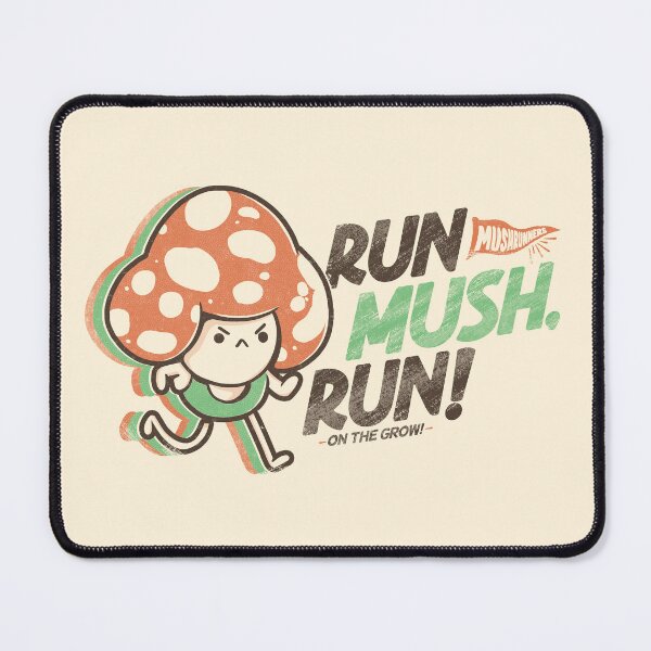 Item preview, Run Mush, Run! designed and sold by Ilustrata®.