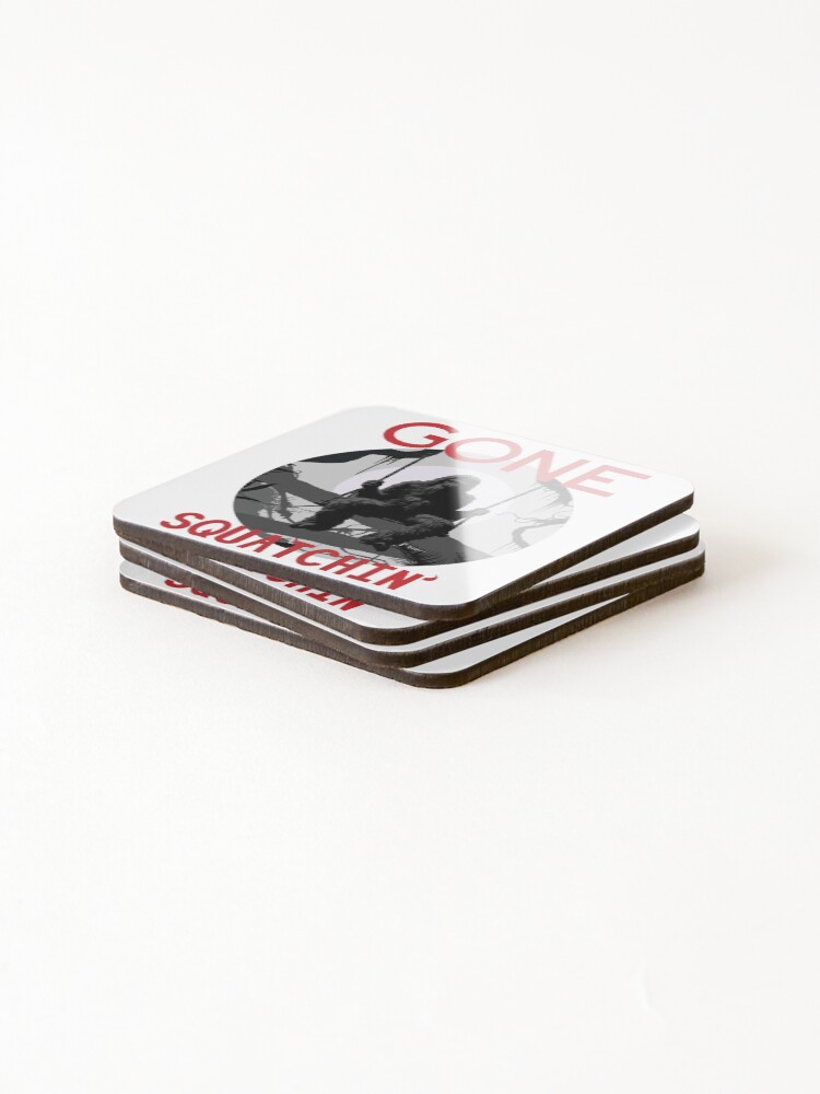 Thumbnail 4 of 5, Coasters (Set of 4), Gone Squatchin’ designed and sold by pixiepatterns.