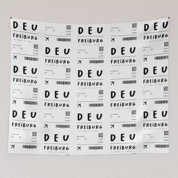 Item preview, Freiburg | Plane Ticket Design | Traveling | Tourists designed and sold by RM-Journey.
