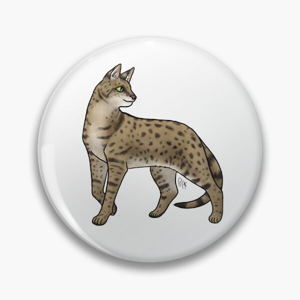 Item preview, Cat - Savannah Cat - Brown designed and sold by Jennifer Stolzer.