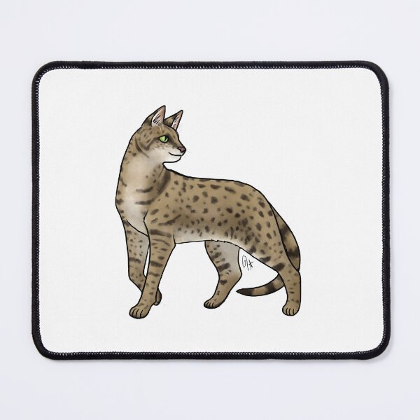 Item preview, Cat - Savannah Cat - Brown designed and sold by Jennifer Stolzer.