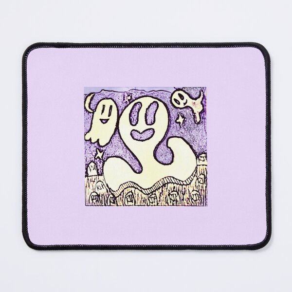 Item preview, Light Purple Smiling Ghosts Graveyards designed and sold by mizdarknezz3.