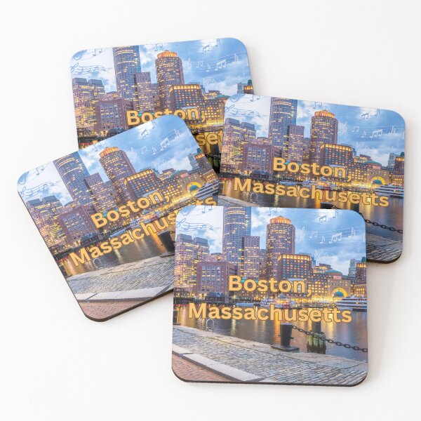 Item preview, In Boston Massachusetts There's Music Everywhere designed and sold by BrightrDayMusicArt.