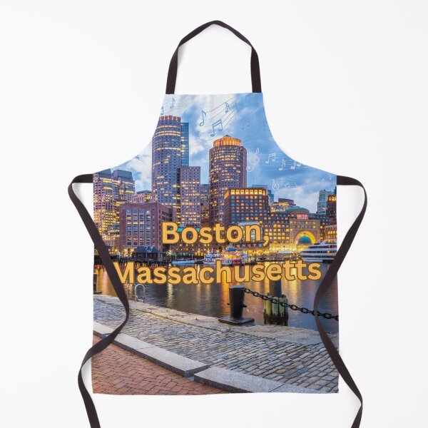 Item preview, In Boston Massachusetts There's Music Everywhere designed and sold by BrightrDayMusicArt.