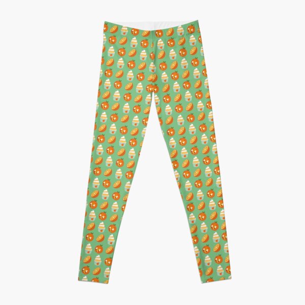 Orange bird Leggings