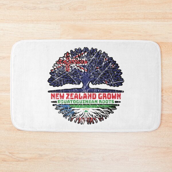 Item preview, Equatorial Guinea Equatoguinean New Zealander New Zealand Tree Roots Flag designed and sold by FlagX.