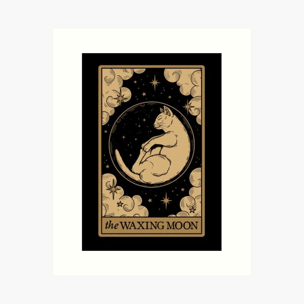 Item preview, The Waxing Moon - Meow Phases designed and sold by Thiago Corrêa.
