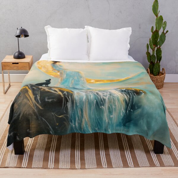 Moonlit Musings with My Best Friend Throw Blanket