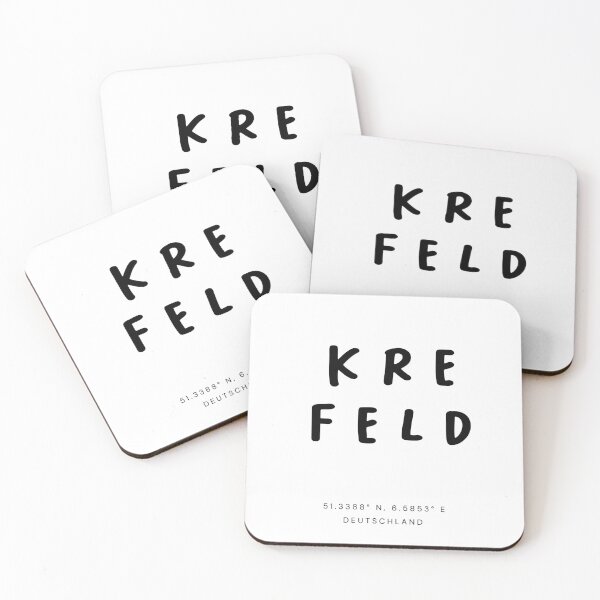 Item preview, Krefeld | Typography Design | Design Map Coordinates designed and sold by RM-Journey.