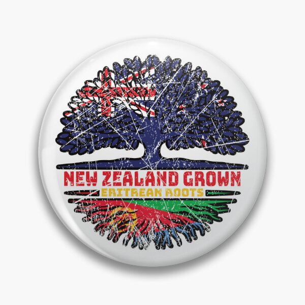 Item preview, Eritrea Eritrean New Zealander New Zealand Tree Roots Flag designed and sold by FlagX.