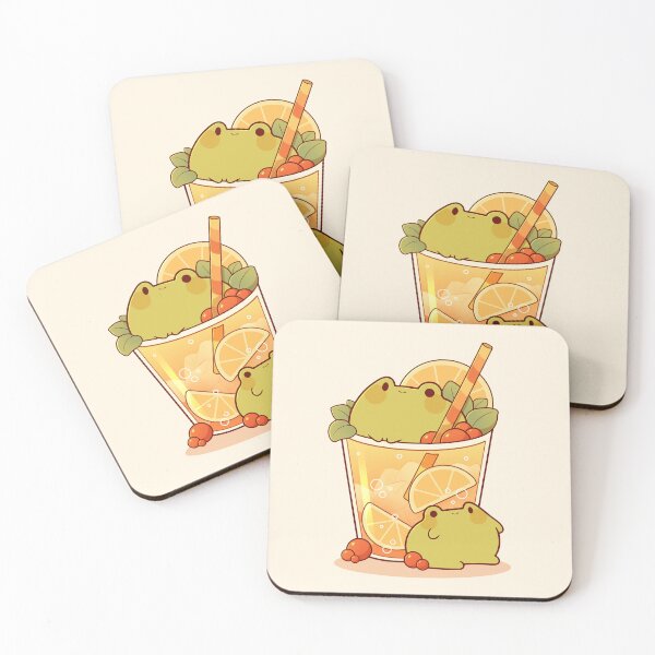 Item preview, Ice tea summer frogs designed and sold by Rihnlin.
