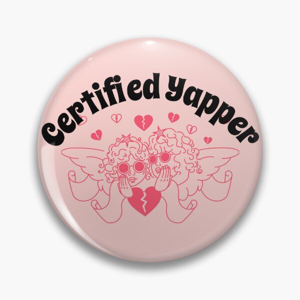 Item preview, Certified Yapper designed and sold by ZenStitchMotifs.