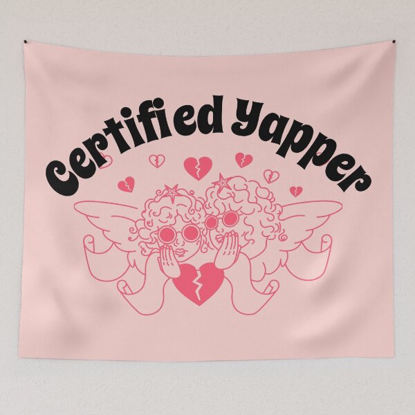 Item preview, Certified Yapper designed and sold by ZenStitchMotifs.