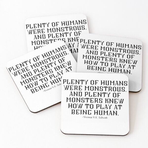 Item preview, V.E. Schwab, Vicious book quote from Villians series designed and sold by anniecreationuk.