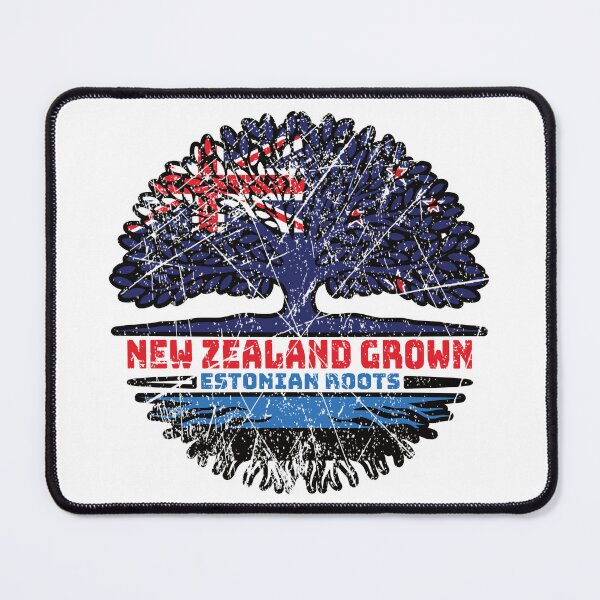 Item preview, Estonia Estonian New Zealander New Zealand Tree Roots Flag designed and sold by FlagX.