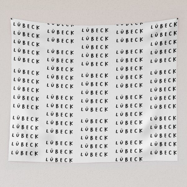 Item preview, Lübeck | Typography Design | Minimalist Aesthetic designed and sold by RM-Journey.