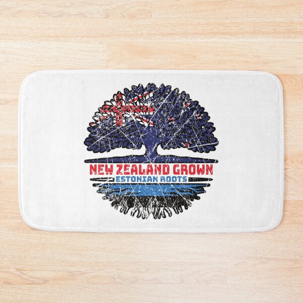 Item preview, Estonia Estonian New Zealander New Zealand Tree Roots Flag designed and sold by FlagX.