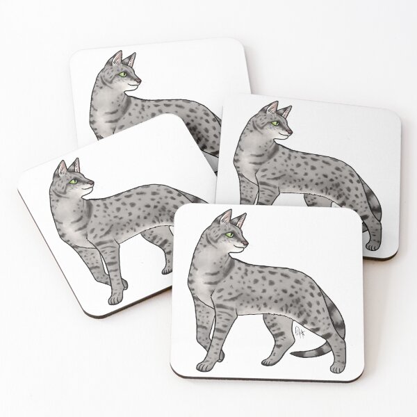 Item preview, Cat - Savannah Cat - Silver designed and sold by Jennifer Stolzer.