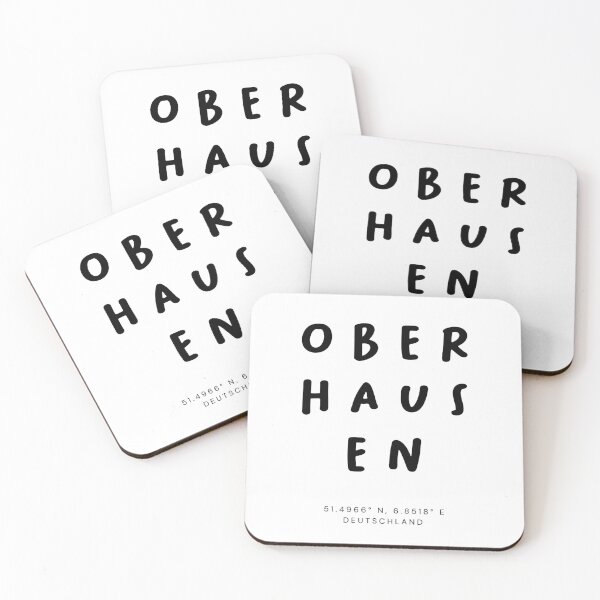 Item preview, Oberhausen | Typography Design | Design Map Coordinates designed and sold by RM-Journey.