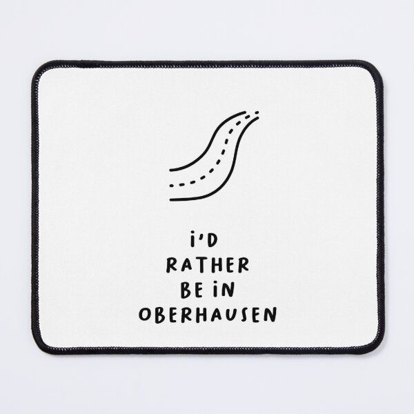 Item preview, I'd Rather be in Oberhausen | Typography Design | Minimalist Aesthetic designed and sold by RM-Journey.