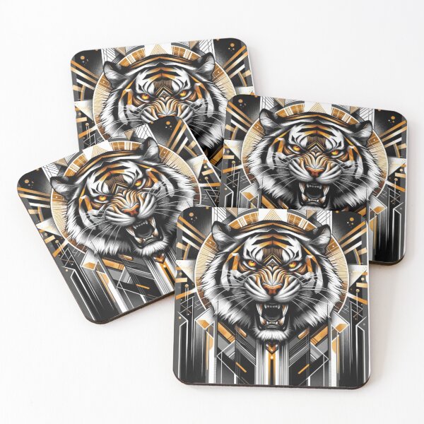 Item preview, Tiger showing its teeth designed and sold by FusiTink.