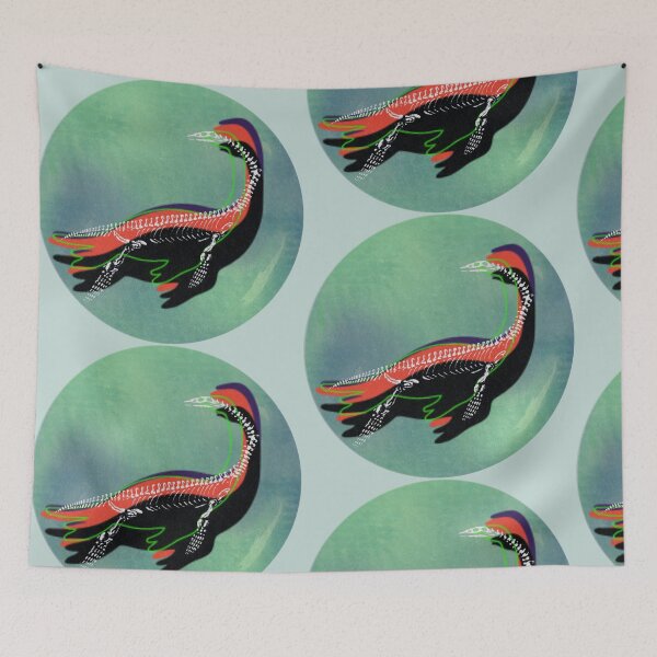 Item preview, Loch Ness Monster Blue Circulair designed and sold by KidaDiNicchi.