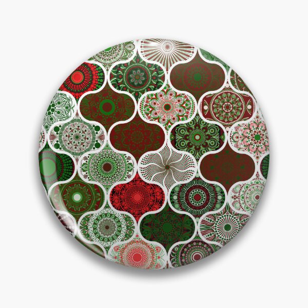 Item preview, Christmas Ornament Dot Mandala Patchwork designed and sold by Triplicate Limited.