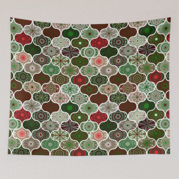 Item preview, Christmas Ornament Dot Mandala Patchwork designed and sold by Triplicate Limited.
