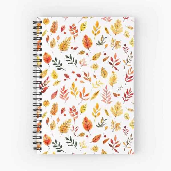 Item preview, Colorful autumn leaves pattern fall art designed and sold by Inktown.