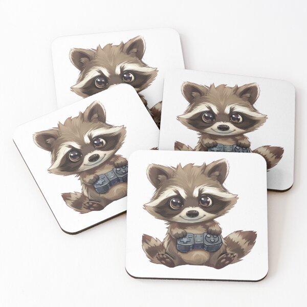 Item preview, Gamer Raccoon designed and sold by Wormy-23.