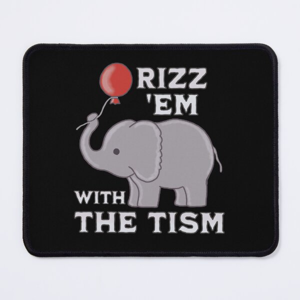 Item preview, Rizz Em With The Tism - Autism Awareness (Elephant) designed and sold by SeledineArt.