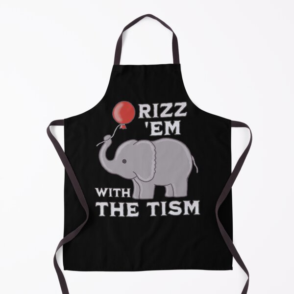 Item preview, Rizz Em With The Tism - Autism Awareness (Elephant) designed and sold by SeledineArt.