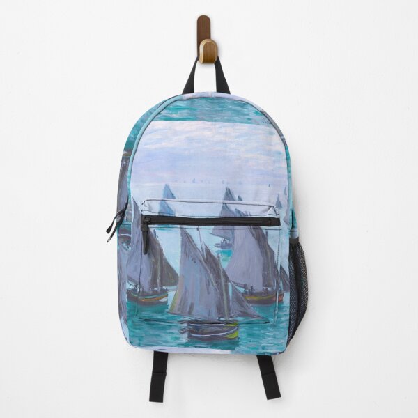 Item preview, Sail boats, calm weather seascape nautical maritime masterpiece painting by Claude Monet designed and sold by Jéanpaul Ferro.
