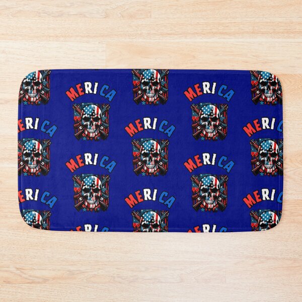 Item preview, Merica Skull  designed and sold by WoodburyLake.